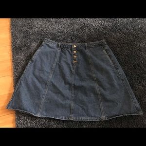 ModCloth denim a-line skirt